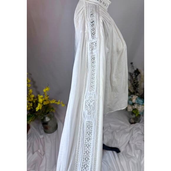 Zadig & Voltaire Teddy Eyelet Trim Blouse Judo M - Picture 8 of 16